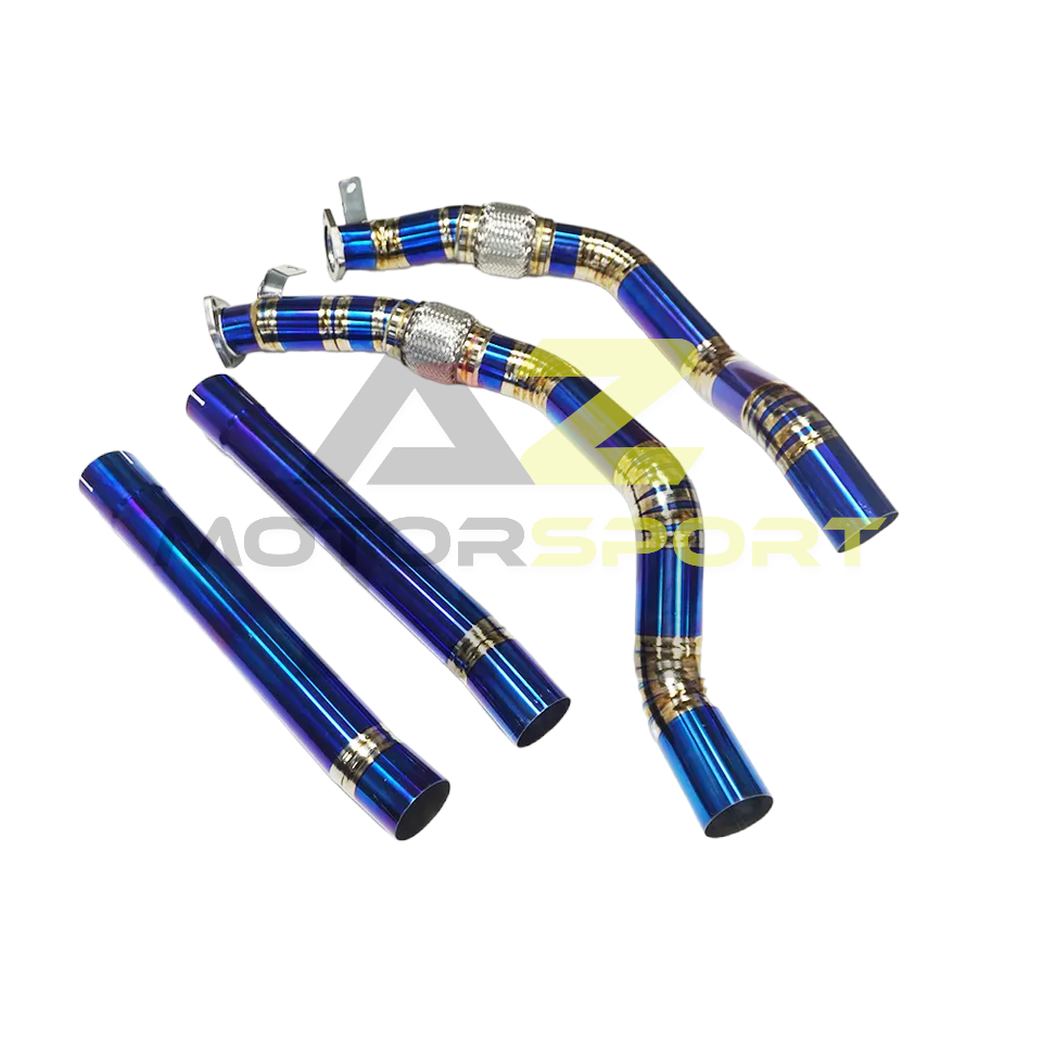 AZM BMW G80 M3 G82 M4 & G83 2021-2024 Titanium Catback valve and muffler