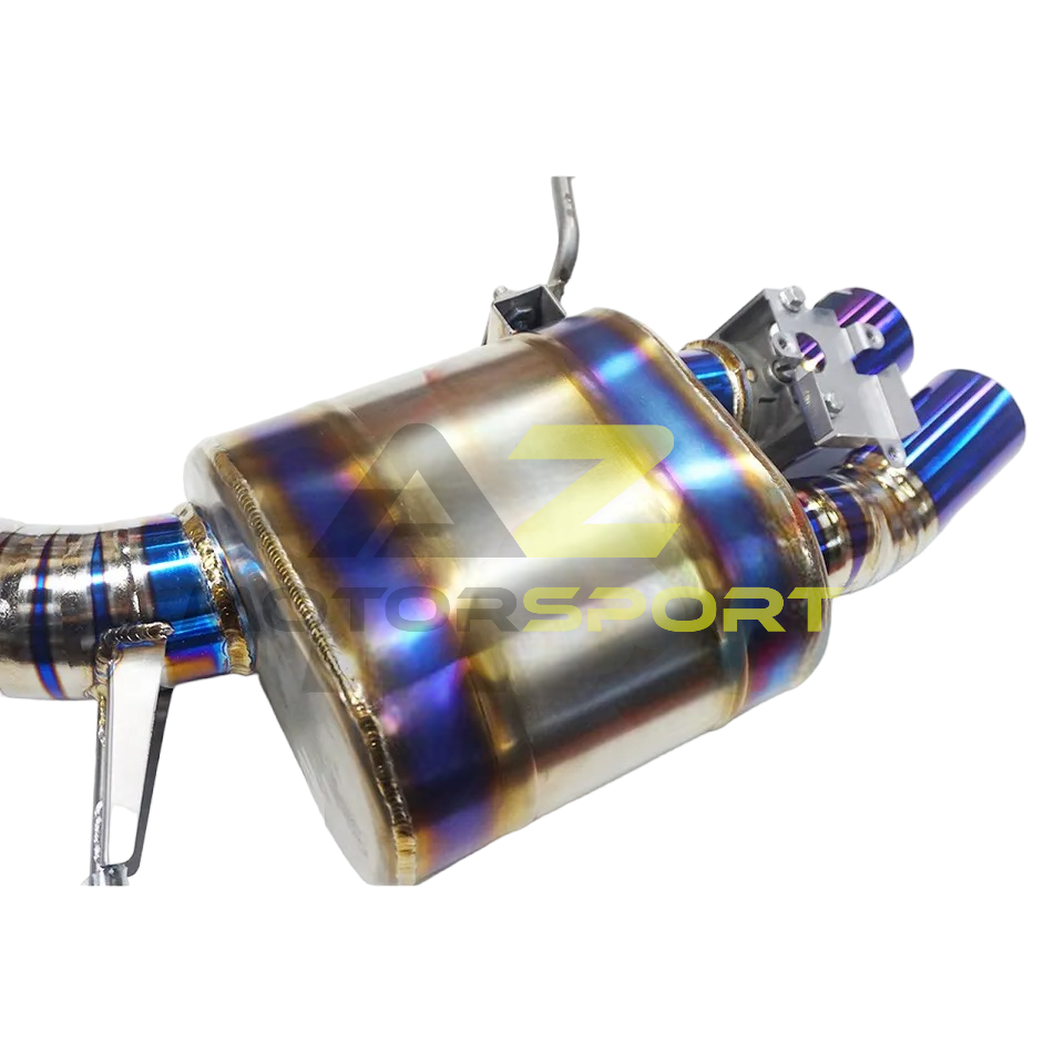 AZM BMW G80 M3 G82 M4 & G83 2021-2024 Titanium Catback valve and muffler