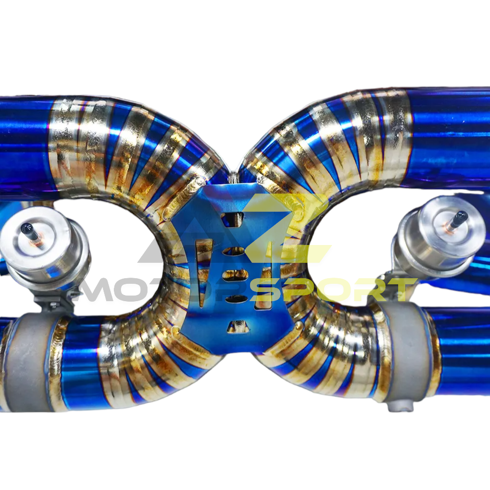 AZM Lamborghini Lp-580 / LP610 2015-2018 Titanium exhaust with valve and muffler