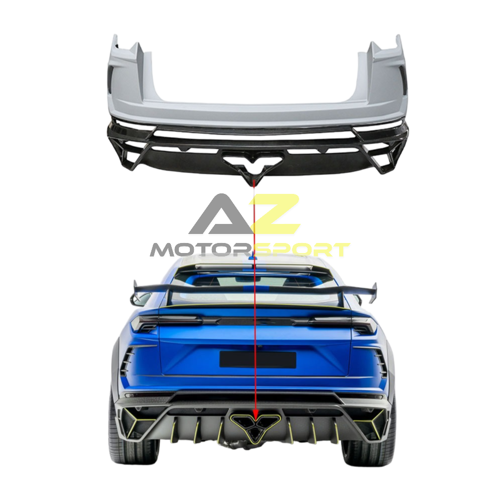 Lamborghini Urus Rear Bumper with Tips