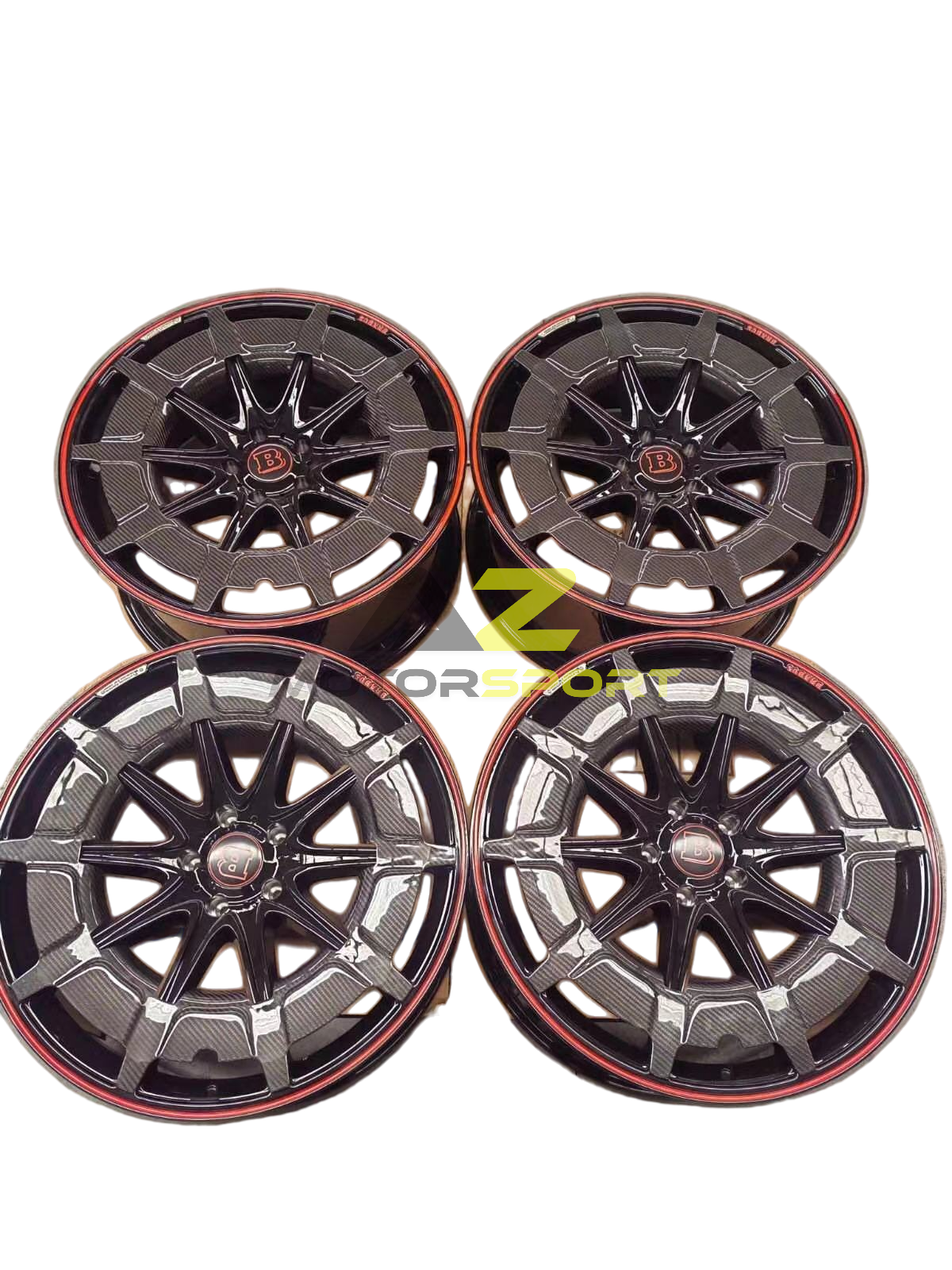 Mercedes G-Class/AMG GT/ E / GLE / CLS Emperor black Carbon Fiber Rims