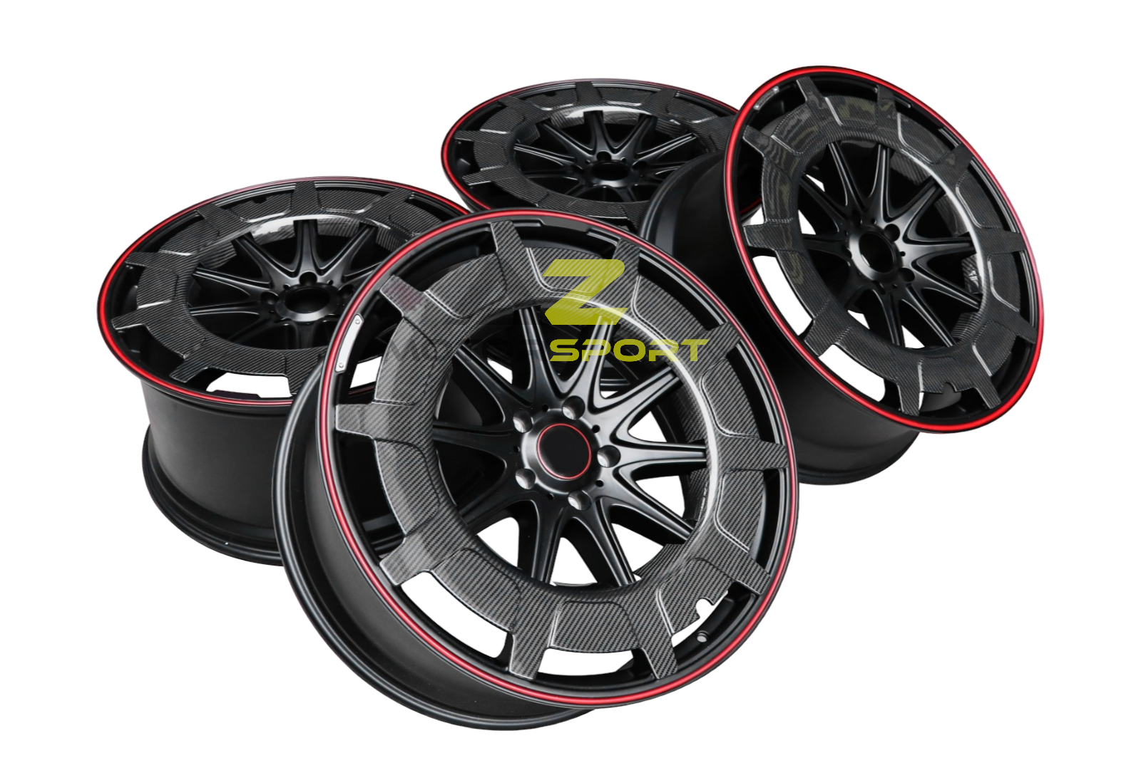 Mercedes G-Class/AMG GT/ E / GLE / CLS Emperor black Carbon Fiber Rims