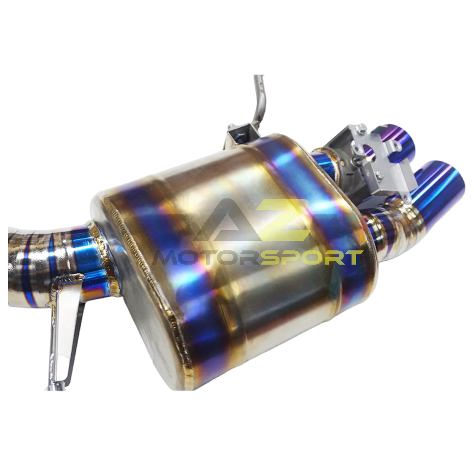AZM Audi RS6 / RS7 C8 2020-2024 Titanium catback with valve and Muffler + include the front pipe