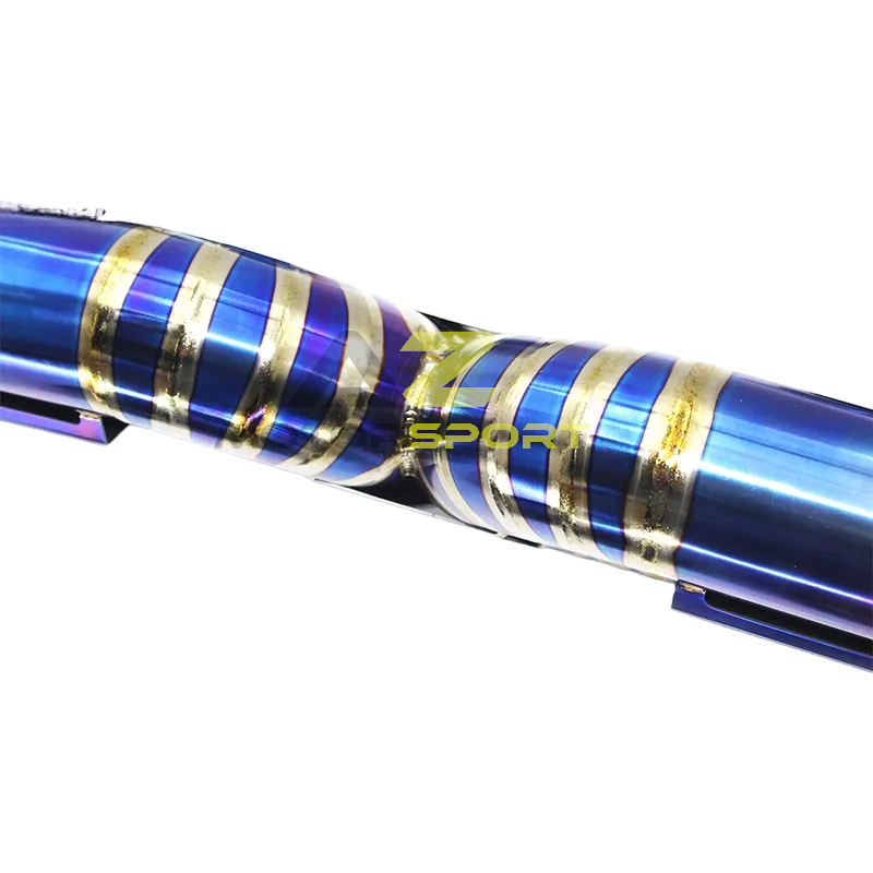 AZM Chevrolet Corvette C8 2019-2023 Titanium Downpipe Exhaust (muffler and valves)