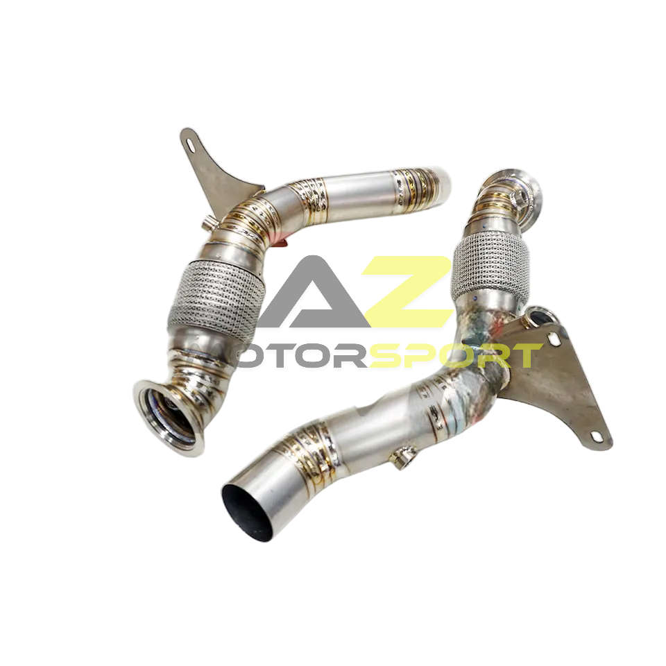 AZM Ferrari F8 Tributo 3.9T V8 Titanium Downpipe 2020-2023